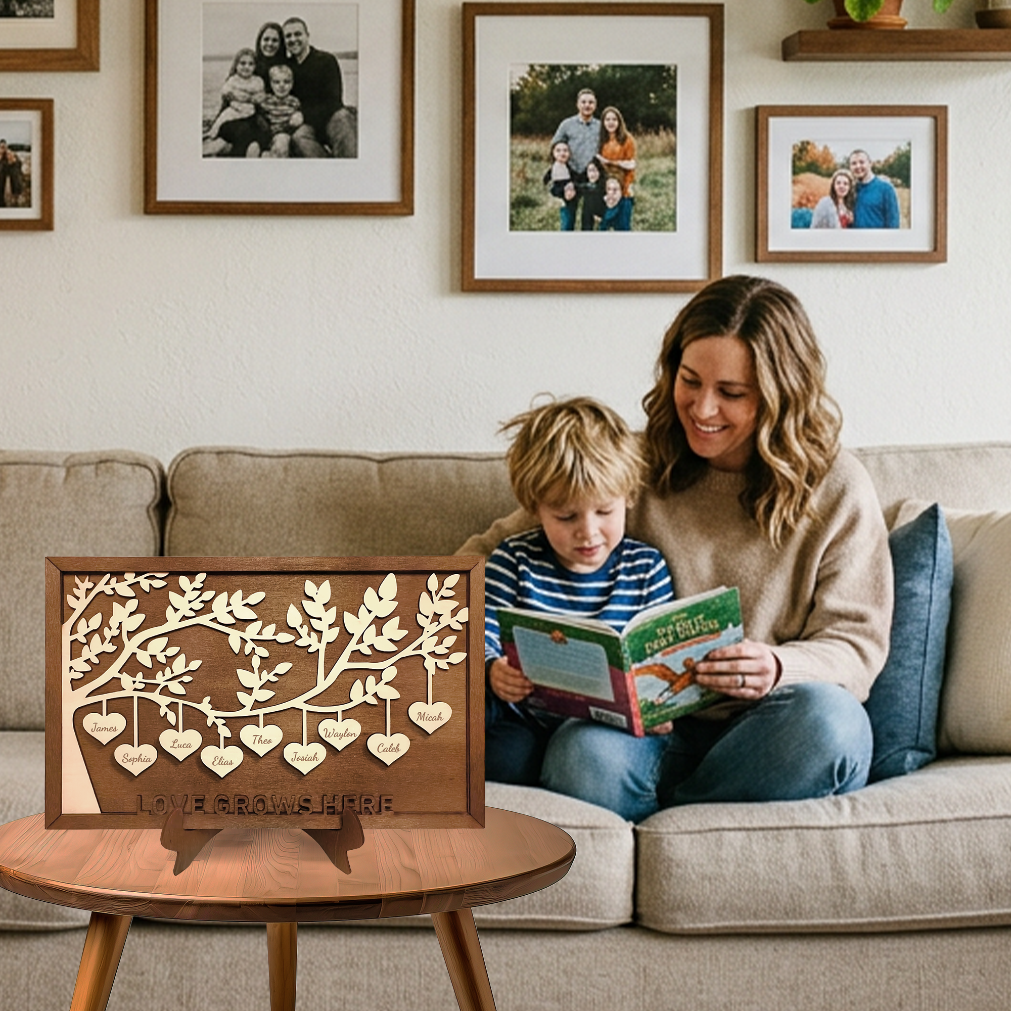 Wooden Family Tree Plaque