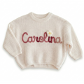Custom Baby Name Sweater – Personalized Embroidered Name Sweater, Handcrafted Name Sweater, Newborn Gifts, Baby Shower Gift, Christmas, Birthday Gifts