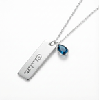 Custom Women’s Birthstone Necklace, Ideal Birthday, Anniversary, Valentine's Day, Mother’s Day, Christmas & Graduation Gifts, Personalized Gifts for Mom, Grandma, Wife, Daughter, Sister