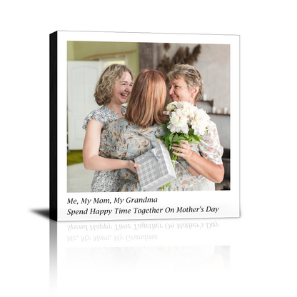 Toiles personnalisées avec photos et textes – Décoration murale et cadeaux uniques | Idéales pour les mariages, anniversaires, fêtes de famille, hommages aux animaux, Fête des Mères, Fête des Pères, Noël et Thanksgiving