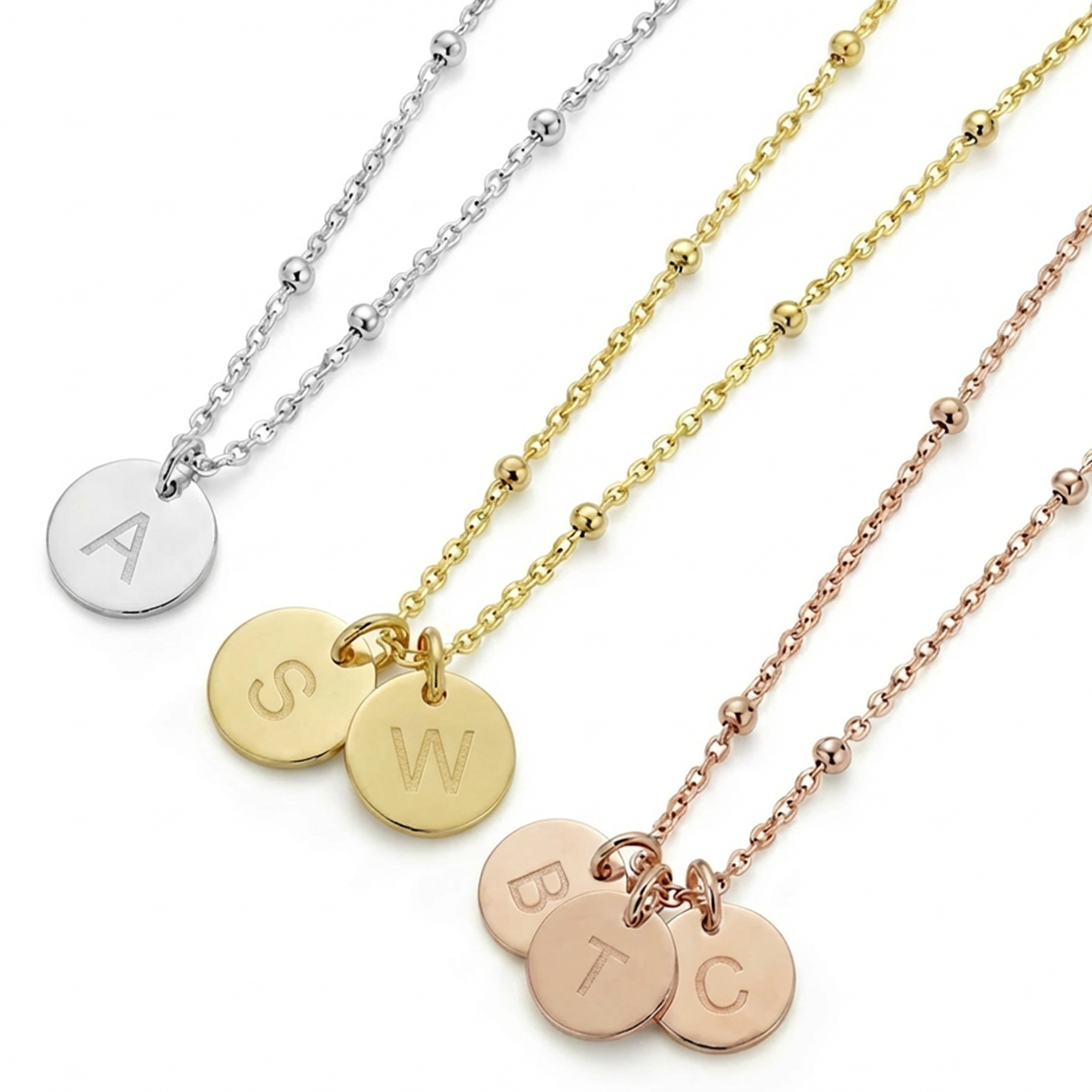Collier prénom personnalisé, Bijoux initiaux personnalisés, Cadeau d'anniversaire, Fête des mères, Saint-Valentin, Noël, Anniversaire de mariage