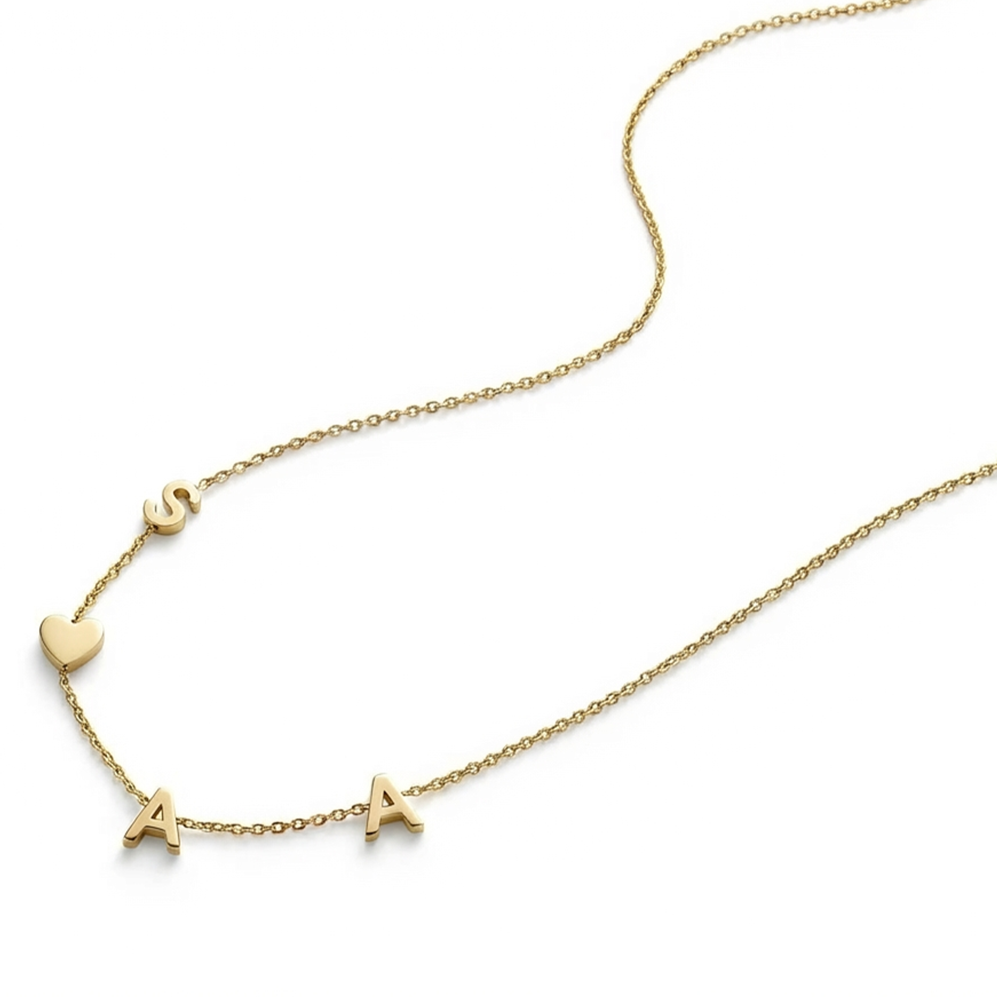 Collier Femme Personnalisé, Bijoux Initiale Personnalisables, Cadeau d'Anniversaire, Fête des Mères, Noël, Saint-Valentin, Anniversaire de Mariage