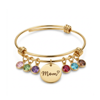 Custom Mom Birthstone Bracelet, Mother’s Day Gift, Christmas Gift, Family Birthstone Bracelet