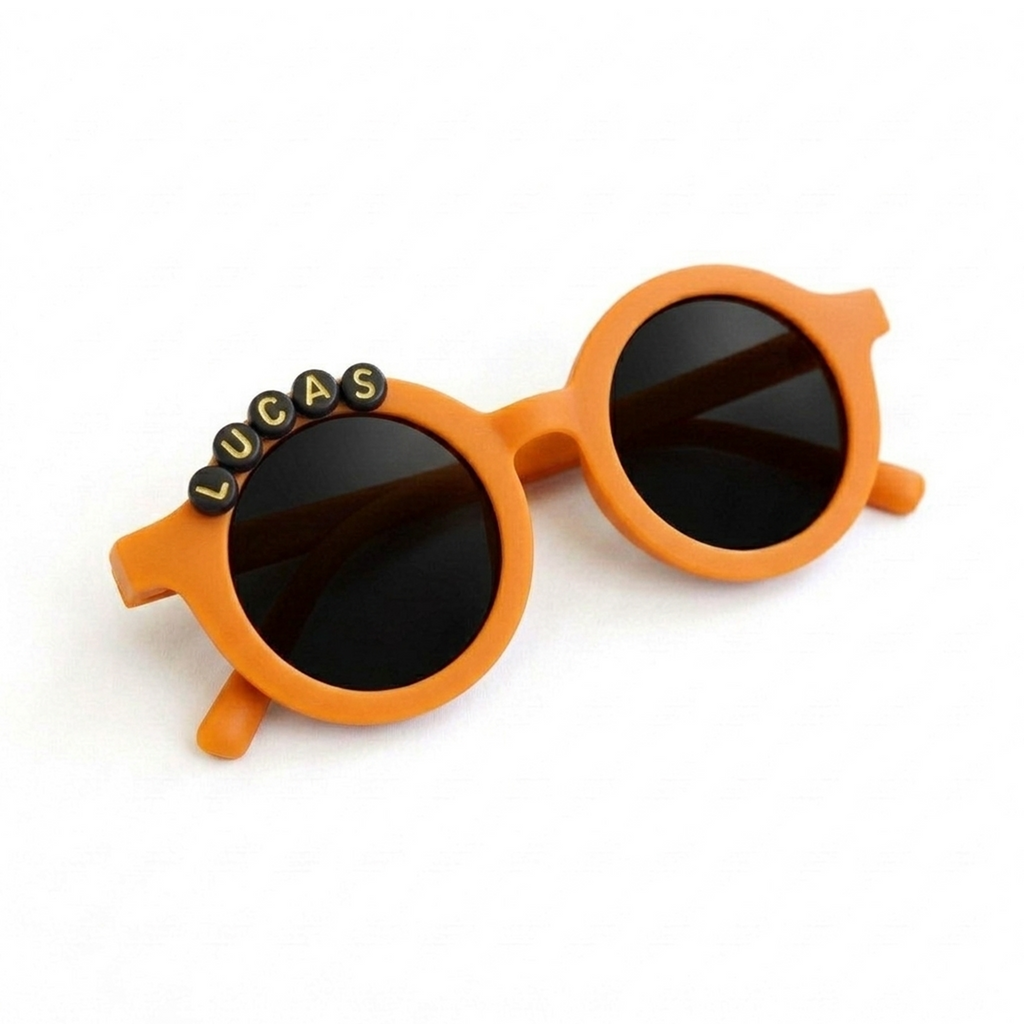 Personalized Sunglasses with Kid‘s Name, Custom Kids Sunglasses Gifts, Toddler Sunglasses Gifts, Summer Beach Sunglasses for Boys Girls, Kids Birthday Party Favor, Pool Party Sunglasses