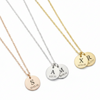 Personalized Initial & Birthdate Necklace, Custom Engraved Letter Necklace, Valentine's Day, Birthday, Anniversary, Mother's Day, Christmas Gift