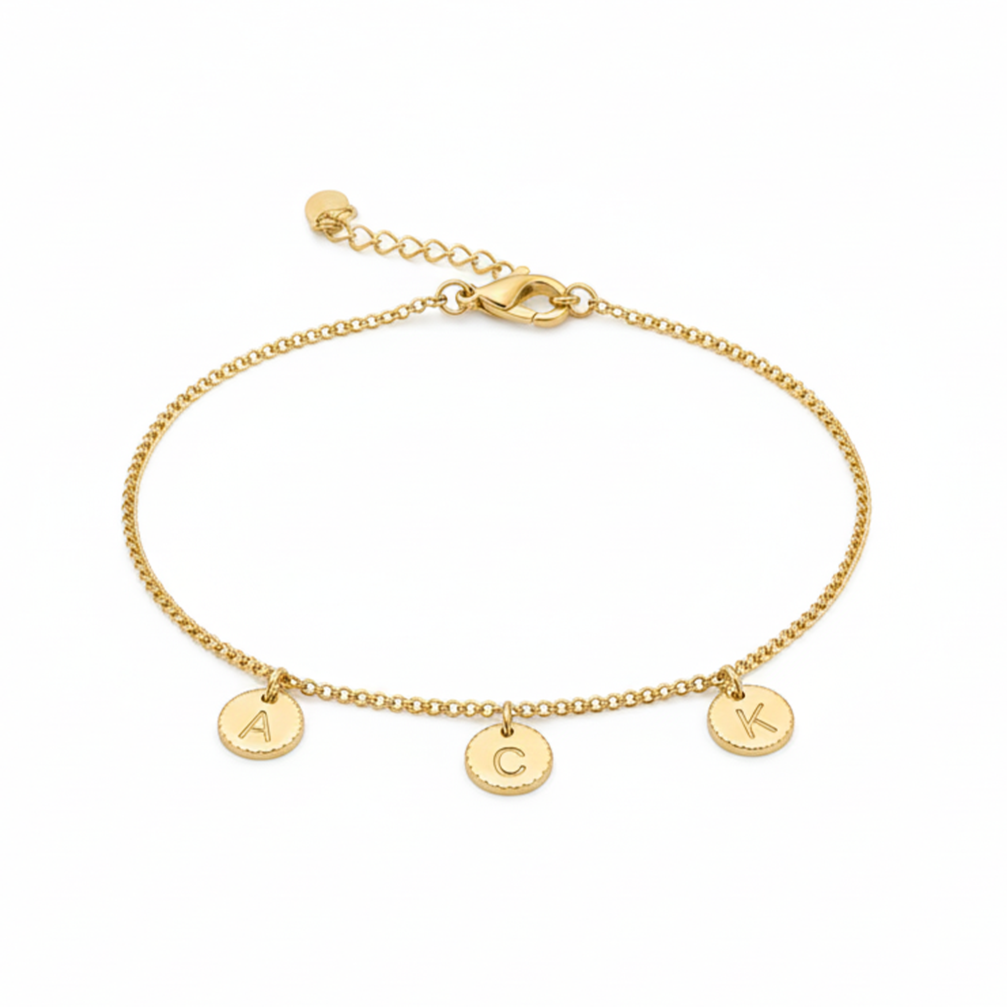Bracelet personnalisé initiales maman plusieurs lettres, bracelet initiales enfants personnalisé, cadeau fête des mères, cadeau d'anniversaire, cadeau de Noël