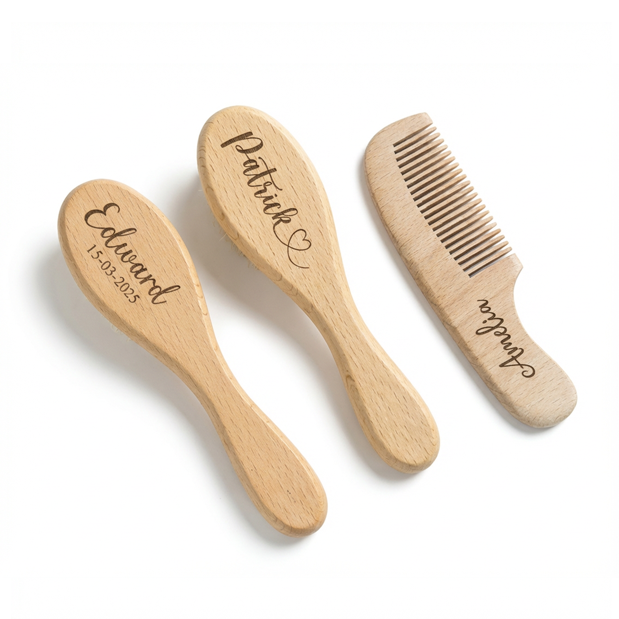 Personalized Wooden Comb, Custom Engraved Comb, Wedding Gift, Anniversary Gift, Natural Wood Hair Comb, Custom Name Gift