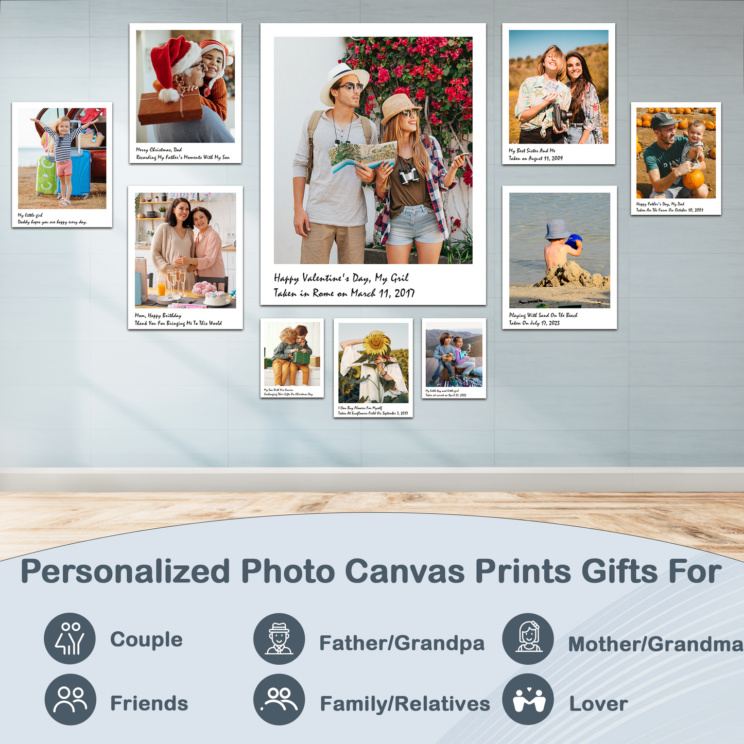 Custom Pet Memorial Canvas – Hand-Painted Portraits of Dogs, Cats, or Pets, Personalized Name & Photo, High-Quality Wall Art, Emotional Gift for Pet Owners & Pet Loss Tribute