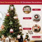 Christmas Tree Ornaments Gift, Custom Christmas Tree Wooden Ornament Gift, Personalized Wood Christmas Ornaments Gifts