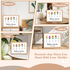 Personalized Mother’s Garden Canvas Prints, Custom Wall Art Gift, Mother’s Day, Christmas, Birthday Gift