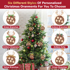 Custom Wooden Christmas Ornaments Gift, Wood Christmas Ornament Gift, Personalized Wooden Christmas Ornaments Gifts