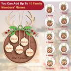 Custom Wooden Christmas Ornaments Gift, Wood Christmas Ornament Gift, Personalized Wooden Christmas Ornaments Gifts
