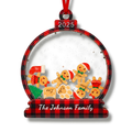 Custom Christmas Ornaments Gift, Personalized Christmas Ornament Gifts, Engraved Christmas Decoration Gift