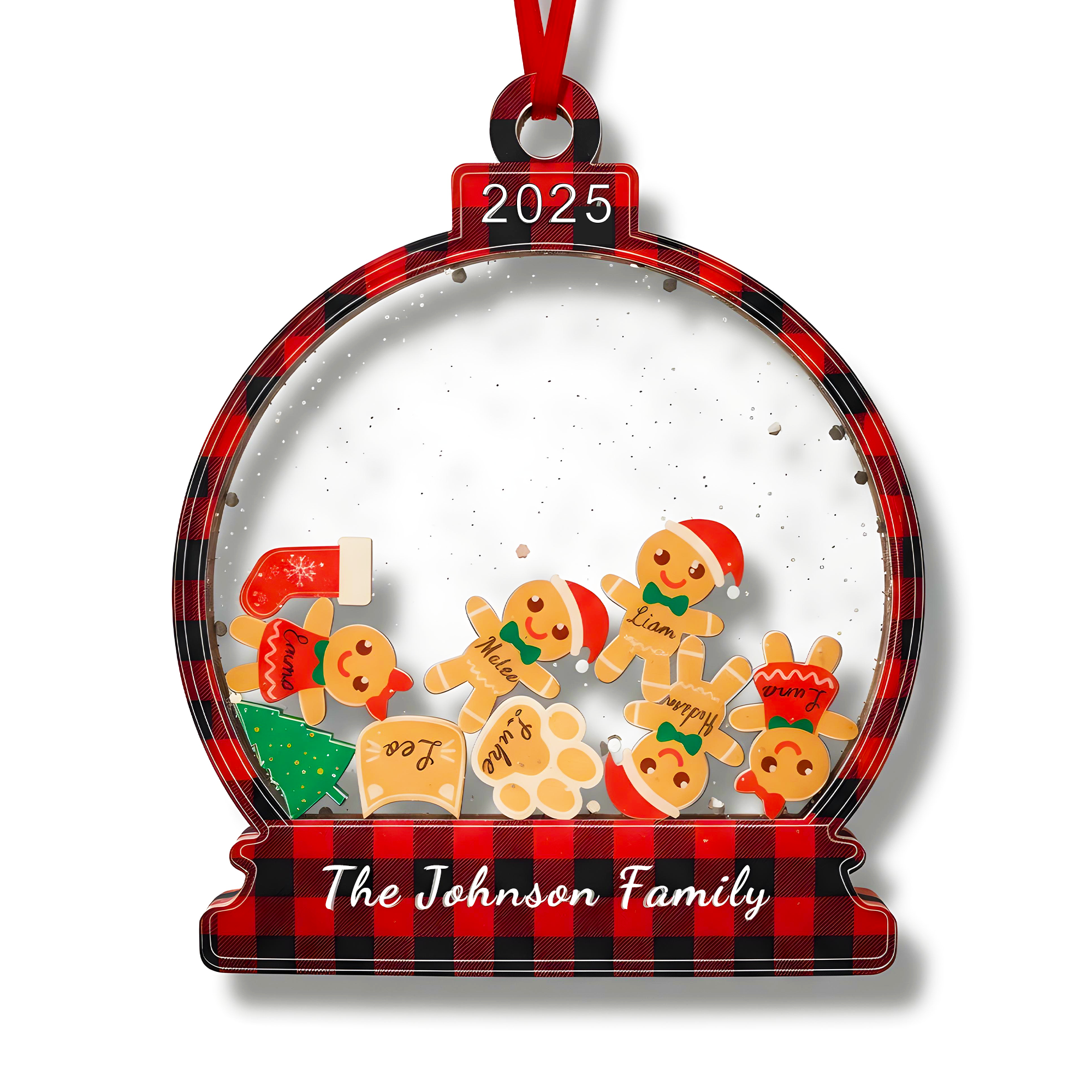 Custom Christmas Ornaments Gift, Personalized Christmas Ornament Gifts, Engraved Christmas Decoration Gift