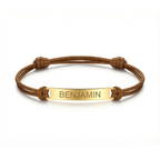 Custom Engraved Men's Bracelet with Name, Personalized Anniversary, Birthday, Valentine’s Day, Christmas, Father's Day Gifts for Him, Husband, Boyfriend, Dad, Grandpa