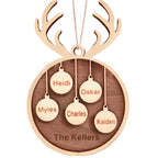 Custom Wooden Christmas Ornaments Gift, Wood Christmas Ornament Gift, Personalized Wooden Christmas Ornaments Gifts