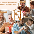 Personalized Wooden Hands Sign Plaque Gifts, Custom Father's Day, Christmas, Birthday Gifts