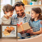 Dad You Are The Piece That Holds Us Together Print, Custom Father's Day, Birthday, Christmas Gift