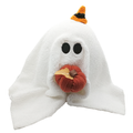 Personalized Halloween Ghost Pumpkin Pillow, Custom Knit Plush Ghost Pumpkin Pillow for Halloween Decorations, Seasonal Halloween Gifts