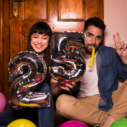 16-Zoll-Buchstabenballons nach Wunsch – Personalisierte Buchstaben-Folienballons für Geburtstag, Hochzeit, Babyparty, Abschlussfeier, Jubiläum und Partydekoration | Individuelle Partyballons A–Z