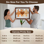 Love Is the Piece Holds Us Together Canvas Prints, Custom Valentine‘s Day, Birthday, Anniversary, Wedding, Christmas Gifts