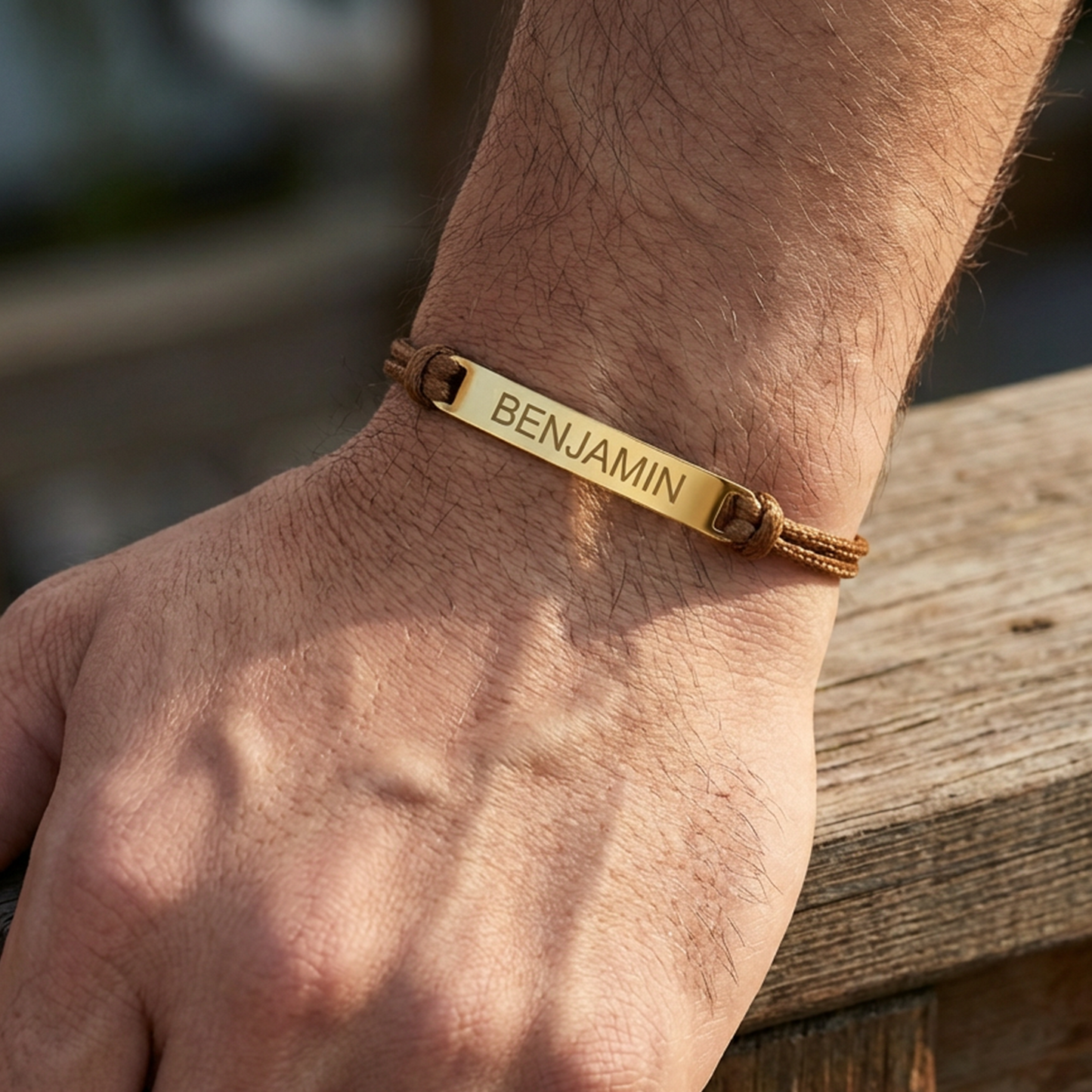 Custom Men’s Bracelet Personalized Engraved Name Bracelet for Men – Handmade Men Bracelet with Names, Personalized Gifts for Him, Husband, Boyfriend, Dad, Grandpa, Anniversary, Birthday, Valentine’s Day, Christmas, Father's Day