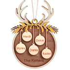 Personalized Wooden Christmas Ornaments Gifts, Wood Christmas Ornament Gifts, Personalized Wooden Christmas Ornaments Gifts