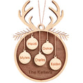 Personalized Custom Wooden Christmas Ornaments Gifts, Wood Christmas Ornament Gifts, Personalized Wooden Christmas Ornaments Gifts