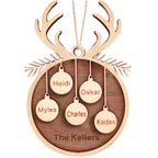 Personalized Custom Wooden Christmas Ornaments Gifts, Wood Christmas Ornament Gifts, Personalized Wooden Christmas Ornaments Gifts